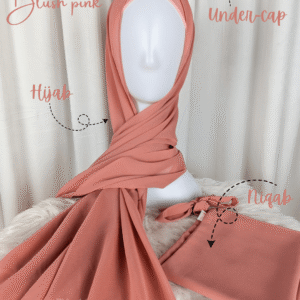 Hijab Niqab Set-Blush Pink