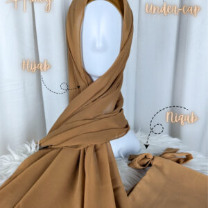 Hijab Niqab Set-Honey