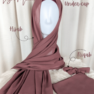 Hijab Niqab Set-Light Muave