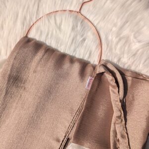 Crinkle Silk Hijab Niqab Set-Golden