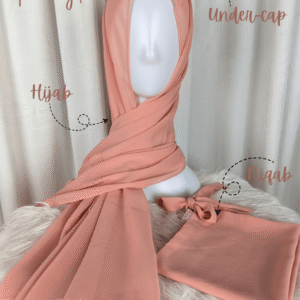 Hijab Niqab Set-Peachy Pink