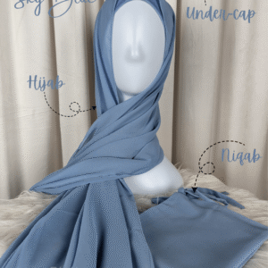 Hijab Niqab Set-Sky Blue