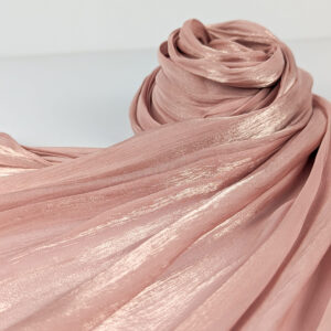 Organza Shimmer Hijab - Blush Pink