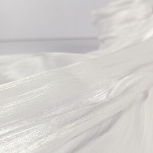 Organza Shimmer Hijab - White