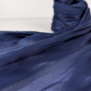 Organza Shimmer Hijab - Navy Blue