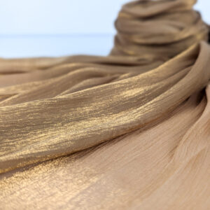 Organza Shimmer Hijab - Gold