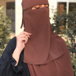 Hard Patti Saudi Niqab - Brown