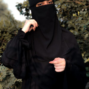 Hard Patti Saudi Niqab - Black