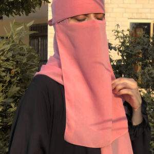 Hard Patti Saudi Niqab - Pink