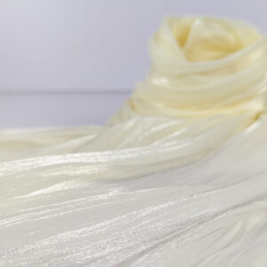 Organza Shimmer Hijab - Cream